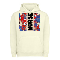 Pigment Pistachio american nurse Urban Hoodie - Zillion Design Studio