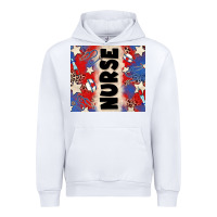 White american nurse Urban Hoodie - Zillion Design Studio