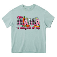Arona This Mama Is Chilling With Her Peeps Heavy Core Tee - CowhideDigitalArt