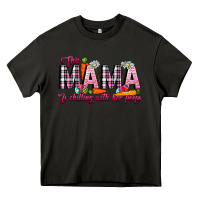 Asphalt This Mama Is Chilling With Her Peeps Heavy Core Tee - CowhideDigitalArt
