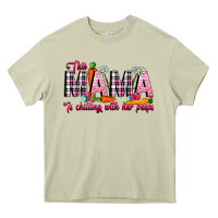 Mossy This Mama Is Chilling With Her Peeps Heavy Core Tee - CowhideDigitalArt