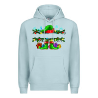 Blue Mist custom name christmas elf Premium Hoodie - texasbilliewilder
