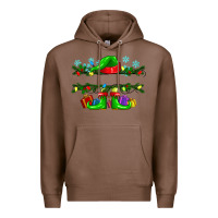 Chestnut custom name christmas elf Premium Hoodie - texasbilliewilder
