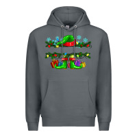 Rock custom name christmas elf Premium Hoodie - texasbilliewilder