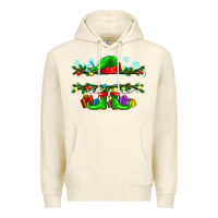 Sandshell custom name christmas elf Premium Hoodie - texasbilliewilder