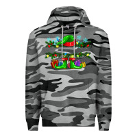Slate Camo custom name christmas elf Premium Hoodie - texasbilliewilder