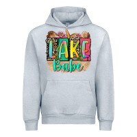 Heather Grey lake babe Urban Hoodie - Zillion Design Studio