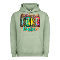 Pigment Oil Green lake babe Urban Hoodie - Zillion Design Studio