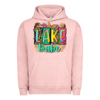 Pigment Salmon lake babe Urban Hoodie - Zillion Design Studio