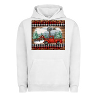 Pigment Lunar Rock Christmas farm and truck Urban Hoodie - RanaPortraitStore
