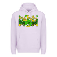 Lilac one lucky mom Premium Hoodie - Zillion Design Studio