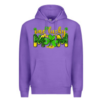 Purple one lucky mom Premium Hoodie - Zillion Design Studio