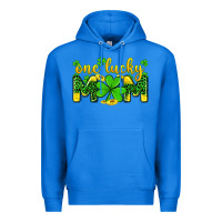 True Royal one lucky mom Premium Hoodie - Zillion Design Studio