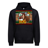 Christmas Farm And Horse Urban Hoodie | Teevron