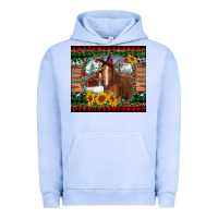 Pigment Grape Ice christmas farm and horse Urban Hoodie - RanaPortraitStore