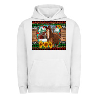 Pigment Lunar Rock christmas farm and horse Urban Hoodie - RanaPortraitStore