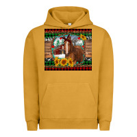 Pigment Peanut Butter christmas farm and horse Urban Hoodie - RanaPortraitStore