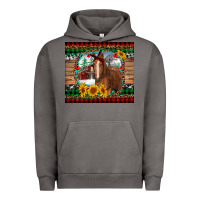 Pigment Tornado christmas farm and horse Urban Hoodie - RanaPortraitStore