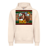 Sandshell christmas farm and horse Urban Hoodie - RanaPortraitStore