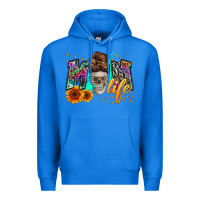 True Royal mom life with skull Premium Hoodie - Zillion Design Studio