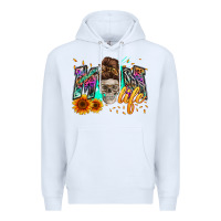 White mom life with skull Premium Hoodie - Zillion Design Studio