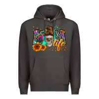 Smoke mom life with skull Premium Hoodie - Zillion Design Studio