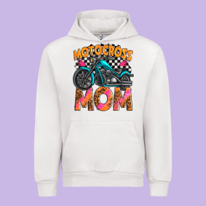 Motocross Mom Urban Hoodie Designed By Texasbilliewilder