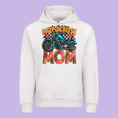 Motocross Mom Urban Hoodie Designed By Texasbilliewilder
