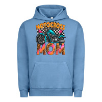 Pigment Pebble Blue motocross mom Urban Hoodie - texasbilliewilder