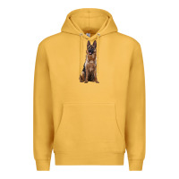 Mustard german shepherd Premium Hoodie - RanaPortraitStore