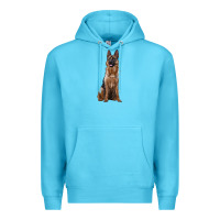 Ocean Blue german shepherd Premium Hoodie - RanaPortraitStore