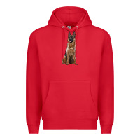 Red german shepherd Premium Hoodie - RanaPortraitStore