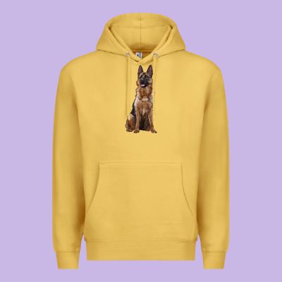 German Shepherd Premium Hoodie Designed By Ranaportraitstore