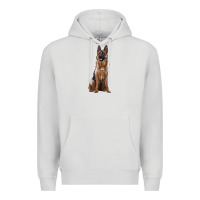 Dove Grey german shepherd Premium Hoodie - RanaPortraitStore