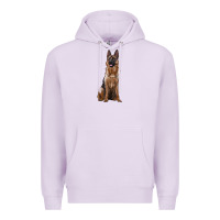 Lilac german shepherd Premium Hoodie - RanaPortraitStore