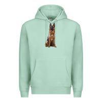 Seafoam german shepherd Premium Hoodie - RanaPortraitStore