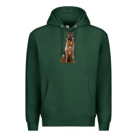 Sports Green german shepherd Premium Hoodie - RanaPortraitStore