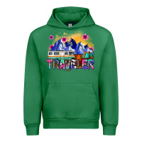 Emerald traveler Urban Hoodie - Zillion Design Studio