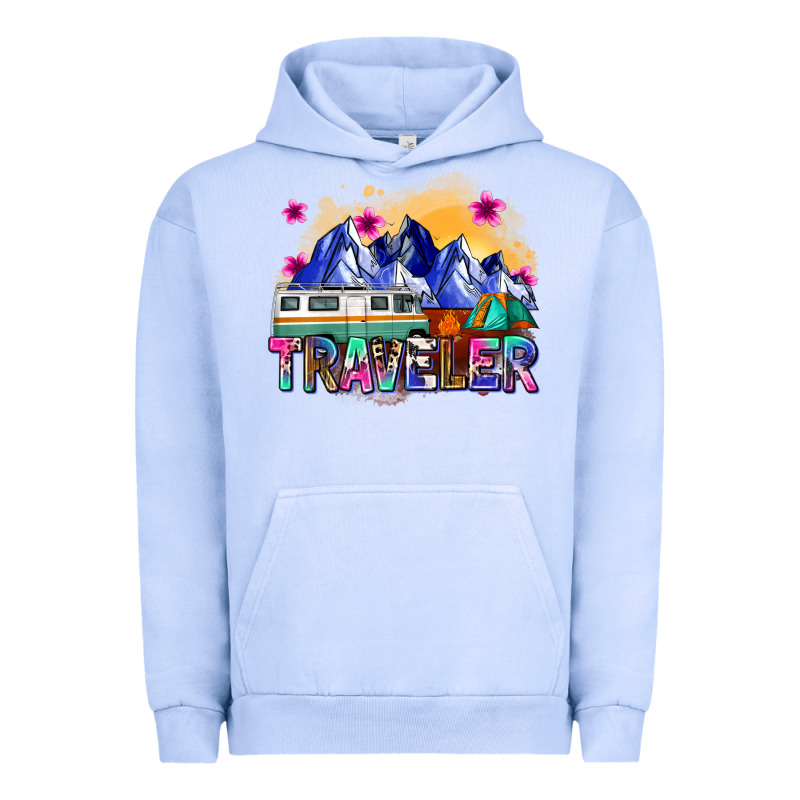 Traveler Urban Hoodie by Zillion Design Studio | Teevron