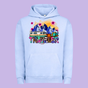 Traveler Urban Hoodie Designed By Zillion Design Studio