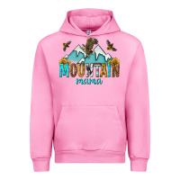 Fuchsia Pink mountain mama Urban Hoodie - texasbilliewilder