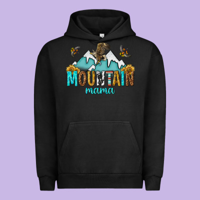 Mountain Mama Urban Hoodie Designed By Texasbilliewilder