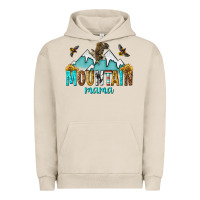 Pigment French Oak mountain mama Urban Hoodie - texasbilliewilder
