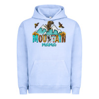 Pigment Grape Ice mountain mama Urban Hoodie - texasbilliewilder