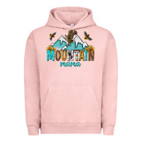 Pigment Salmon mountain mama Urban Hoodie - texasbilliewilder