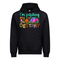 Black i'm fulfilling my destiny Urban Hoodie - Zillion Design Studio