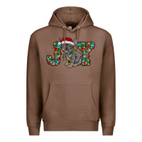 Chestnut french bulldog christmas joy Premium Hoodie - RanaPortraitStore
