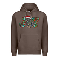Coffee french bulldog christmas joy Premium Hoodie - RanaPortraitStore