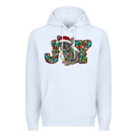 White french bulldog christmas joy Premium Hoodie - RanaPortraitStore