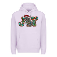 Lilac french bulldog christmas joy Premium Hoodie - RanaPortraitStore